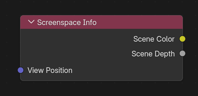 Screenspace Info